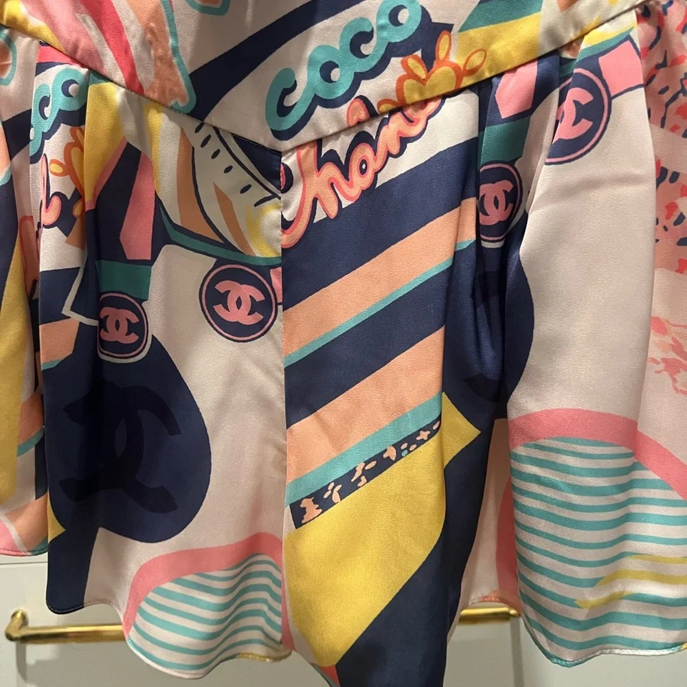 CHANEL Colorful Women's Shorts xs rare - Picture 9 of 9